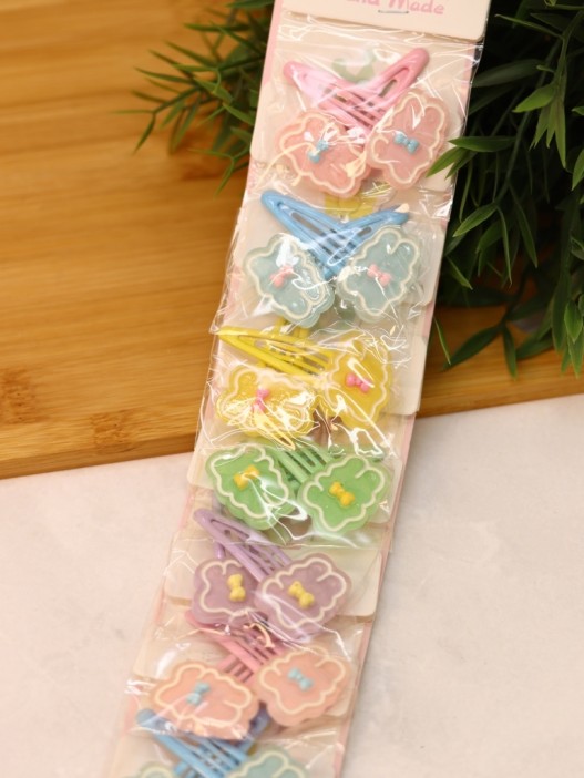 Набор аксессуаров для волос &quot;Sweet bear and bunny&quot;, 10 шт. в наборе 