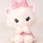 Копилка «Milly Cat», pink (18 см), пластик