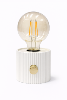 Ночник "Retro", белый (14.6*8.5 см)