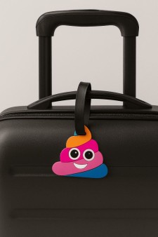 Бирка для багажа "Color poop"