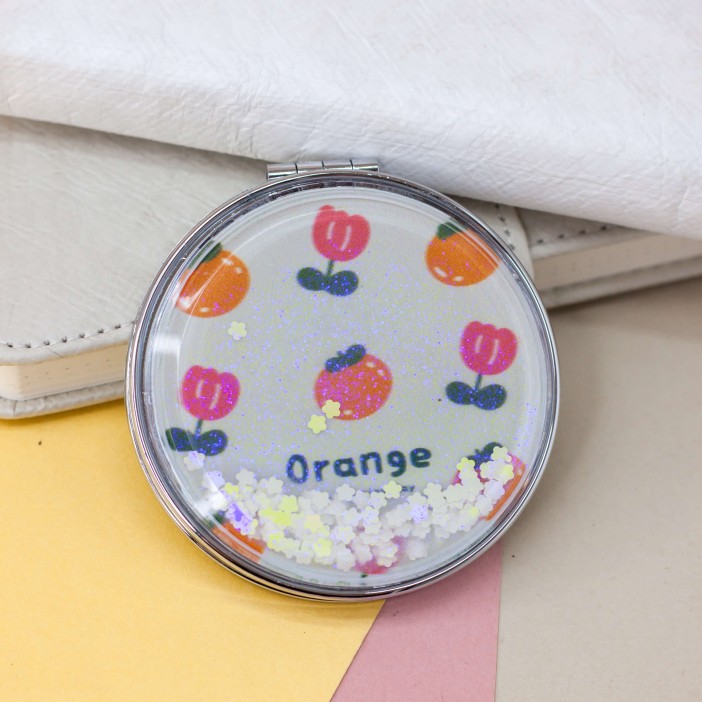 Зеркало &quot;Nice orange with flowers&quot;, white 