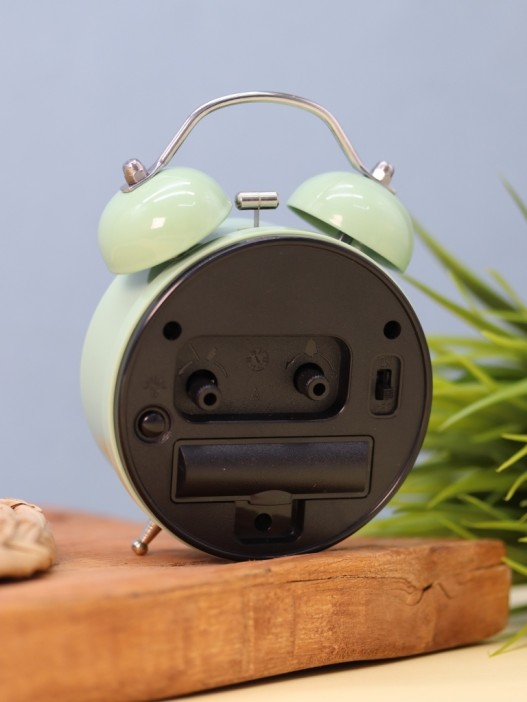 Часы-будильник "Image of cats", green 