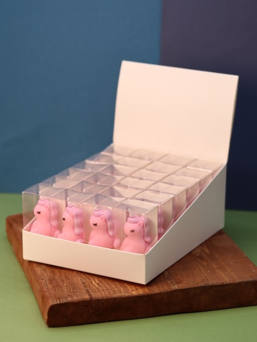 Точилка для карандашей &quot;Pink unicorn&quot;, шоу-бокс 24 шт. 