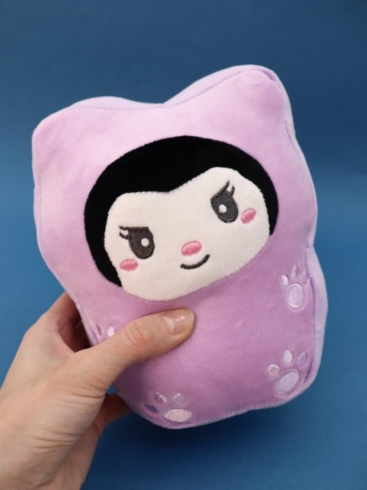 Мягкая игрушка &quot;Cookie kitten&quot;, purple, 18 см 