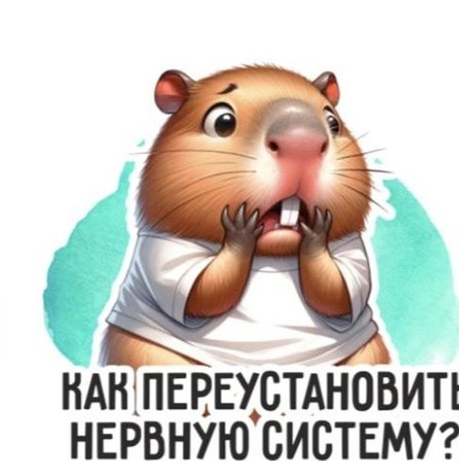 Кружка "Капибара. Как переустановить нервную систему?", 320мл