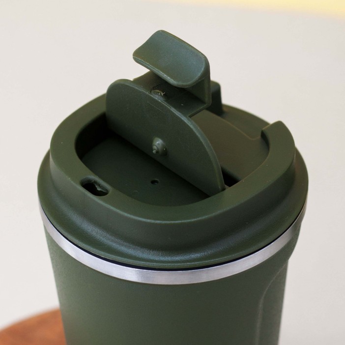 Термокружка Mini coffee, green (380 ml) 