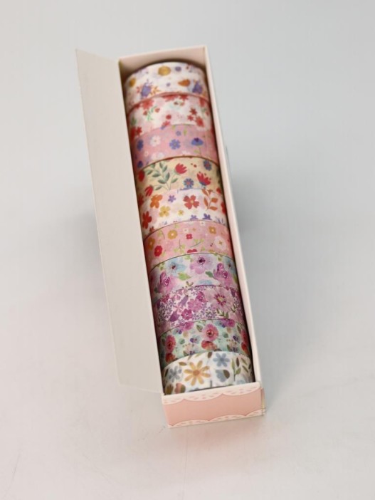 Набор декоративного скотча 10 шт. &quot;Meadow flowers&quot;, mix (1.5см*2м) 