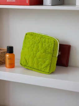 Дорожная мини-сумочка "Femininity" green, 12*12*4 см