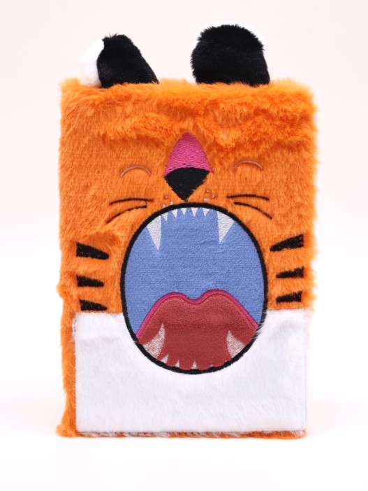 Блокнот плюшевый «Tiger&#039;s Roar» (21,5*14,5 см) 