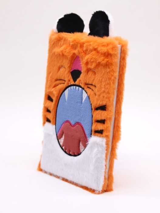 Блокнот плюшевый «Tiger&#039;s Roar» (21,5*14,5 см) 