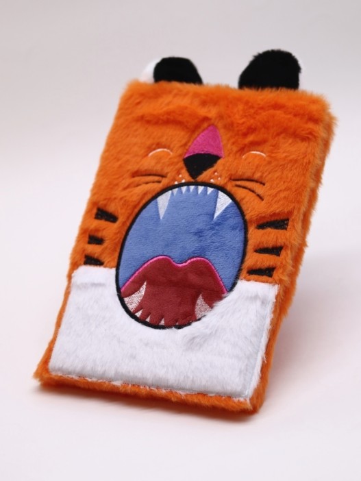 Блокнот плюшевый «Tiger&#039;s Roar» (21,5*14,5 см) 