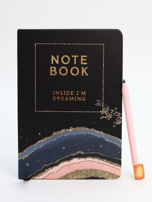 Блокнот (А5) "Inside I'm dreaming", black (14.5*21) 