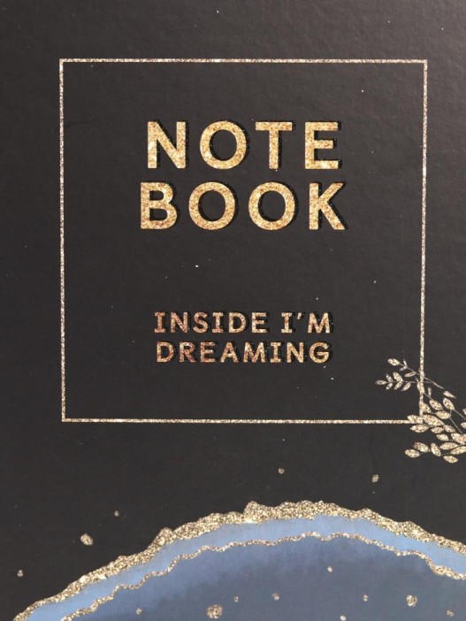 Блокнот (А5) "Inside I'm dreaming", black (14.5*21) 