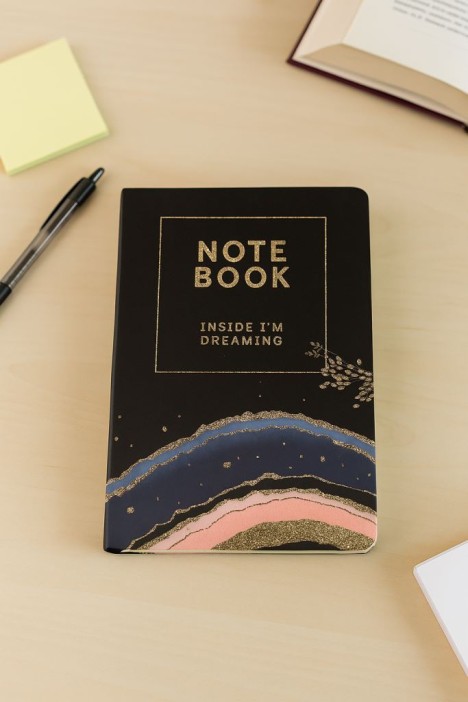 Блокнот (А5) "Inside I'm dreaming", black (14.5*21) 
