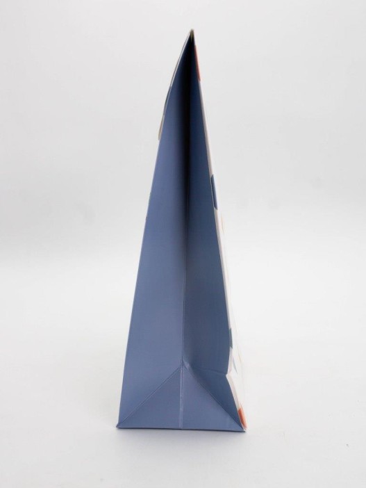 Пакет подарочный (M) &quot;Colorful diamonds&quot;, white (19x 9 x 27) 