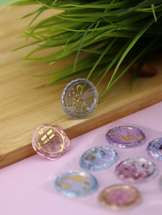 Наклейки объемные &quot;Seal&quot;, музыка (20,5*9,5 см) 