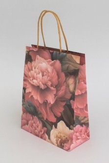 Пакет подарочный «Flower hugs», red (21*25.5*10)