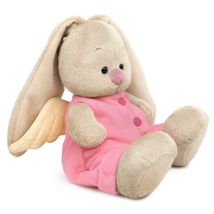 Мягкая игрушка "Зайка Ми в комбинезоне с крылышками (малыш)" (15 см) 
