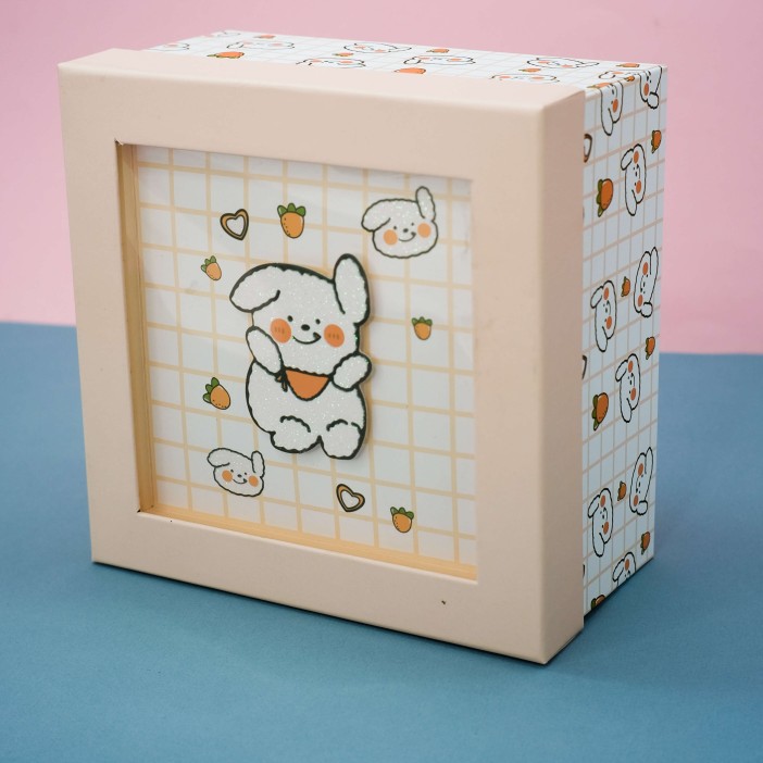 Набор подарочных коробок 3 в 1 «Hare», 19*19*9.5-17*17*8-15*15*6.5 