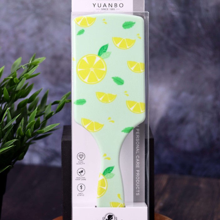 Расческа «Granite», lemon green 