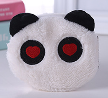 Кошелёк плюшевый &quot;Panda&quot;, white (10*11 см) 