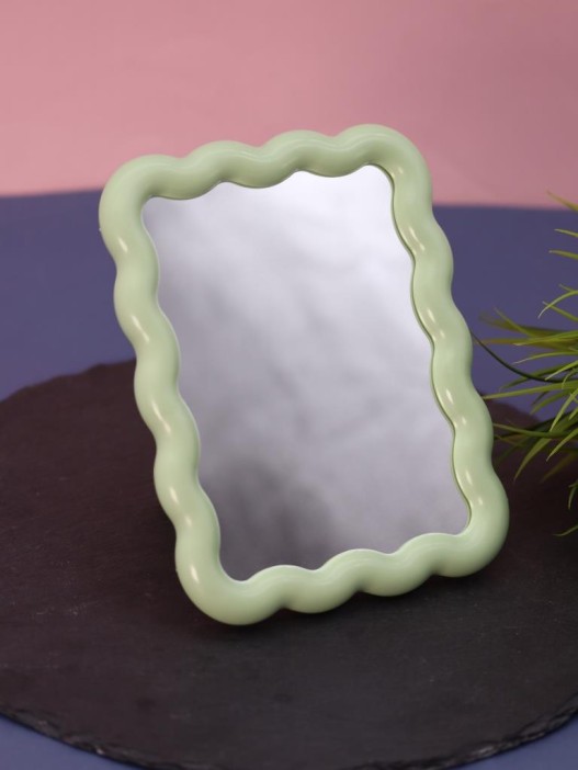Зеркало настольное GIRLY &quot;Waves&quot;, green 
