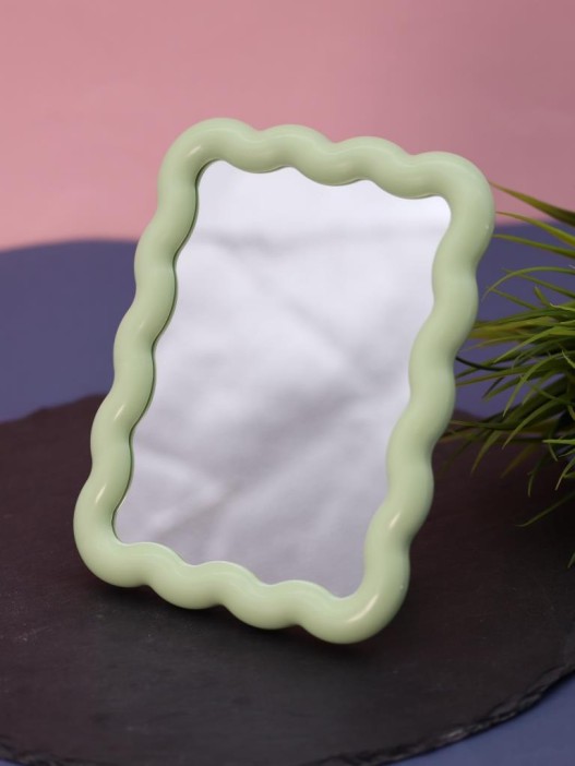 Зеркало настольное GIRLY &quot;Waves&quot;, green 