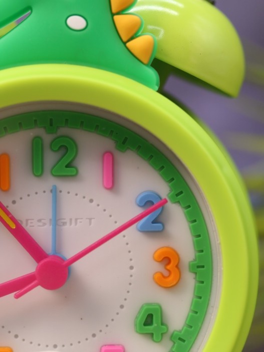 Часы-будильник «Cute dinosaur», green 