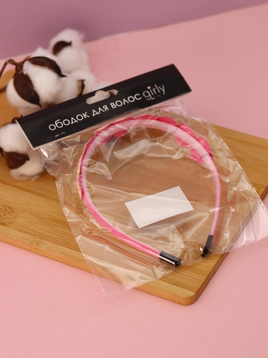 Ободок для волос GIRLY "Multicolored heart", colorful 