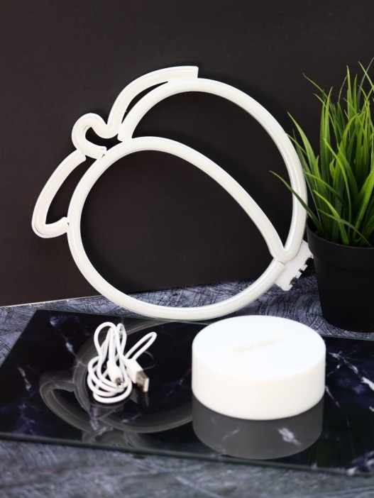 Неоновый LED ночник настольный &quot;Plump peach&quot;, свечение mix (24*20,5 см) 