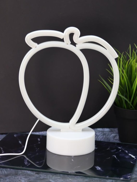 Неоновый LED ночник настольный &quot;Plump peach&quot;, свечение mix (24*20,5 см) 