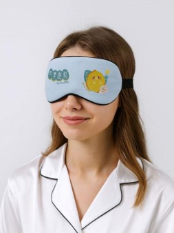 Маска для сна гелевая "Healthy sleep", lemon