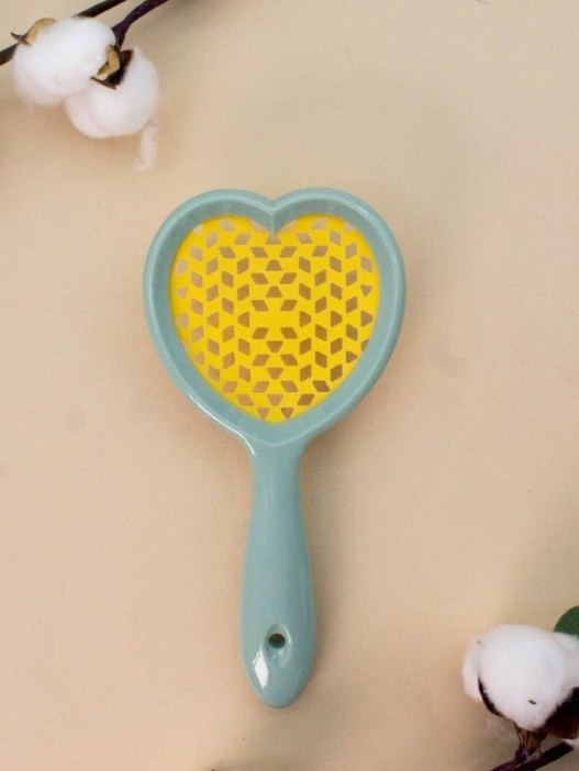 Расческа «Heart mesh», green 