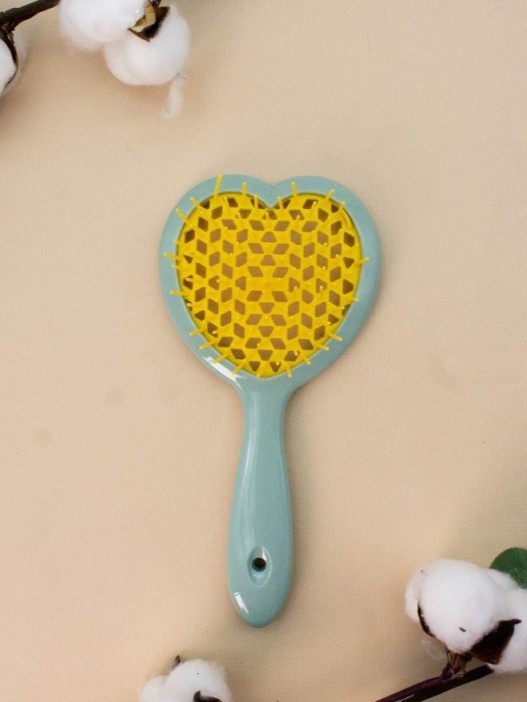 Расческа «Heart mesh», green 