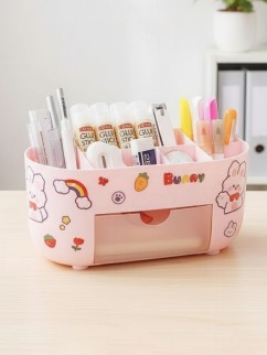 Органайзер настольный &quot;Happy friends&quot;, pink (23*10.5*11.5 см)