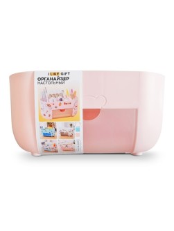 Органайзер настольный LikeGift "Happy friends", pink (23*10.5*11.5 см)