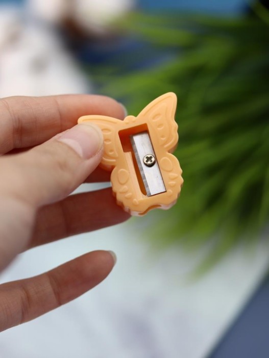 Точилка для карандашей ПО ПЛАНУ. &quot;Butterfly&quot;, mix 