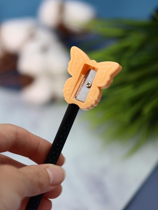 Точилка для карандашей ПО ПЛАНУ. &quot;Butterfly&quot;, mix 