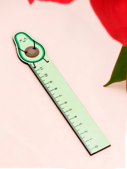 Линейка ЭКО из дерева iLikeGift "Авокадо"