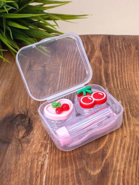 Контейнер для линз &quot;Fruits&quot;, cherry 