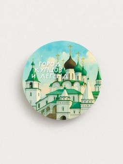 Значок ECO из дерева iLikeGift "Город купцов и легенд"