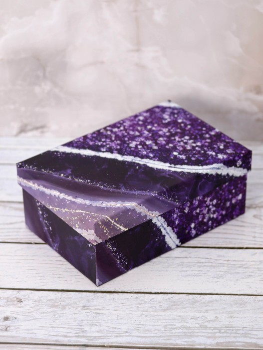 Набор подарочных коробок 3 в 1 «Amethyst», purple, 18*12*7-21*14*8.5-23*16*9.5 