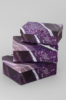Набор подарочных коробок 3 в 1 «Amethyst», purple, 18*12*7-21*14*8.5-23*16*9.5