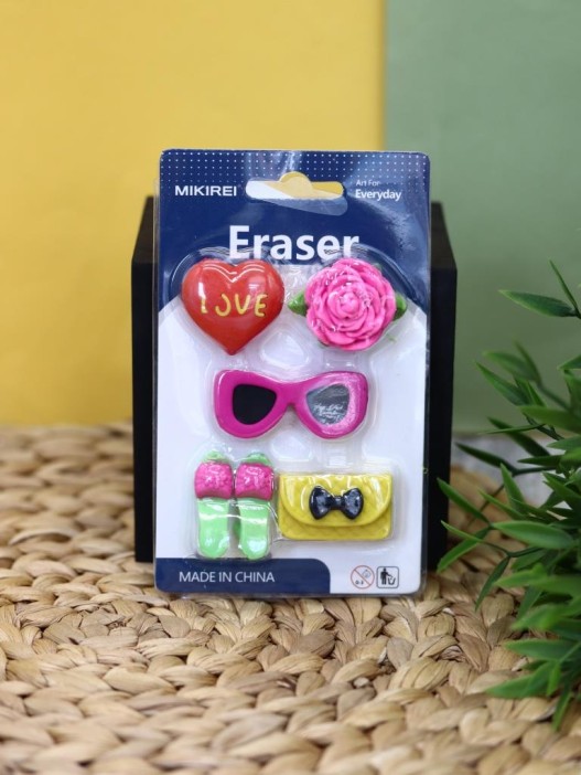 Ластики &quot;Red love&quot;, 5 шт. в наборе 