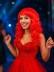 Парик карнавальный &quot;Vivid&quot;, red (50 см) 