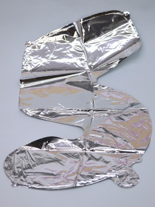 Шар фольгированный &quot;Milestone moments&quot; цифра 5, хром (40 см) 