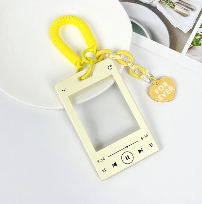 Футляр для карт с брелком &quot;Forever song&quot;, yellow 