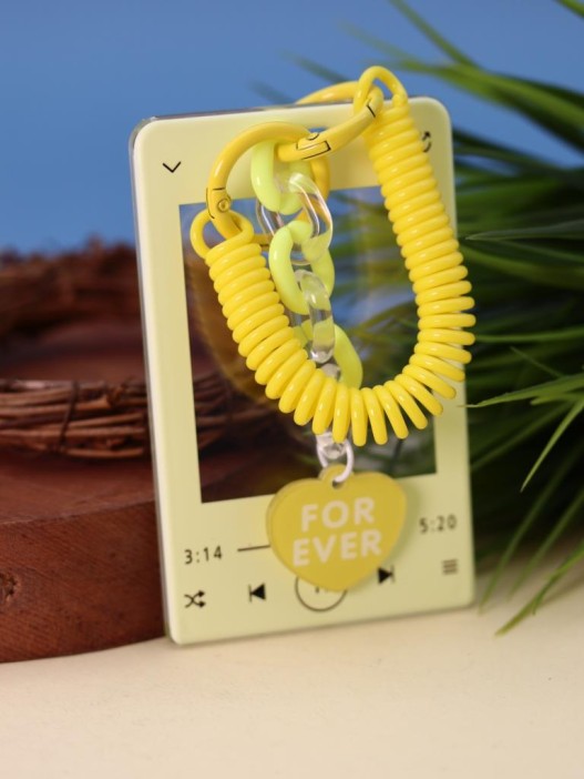 Футляр для карт с брелком &quot;Forever song&quot;, yellow 