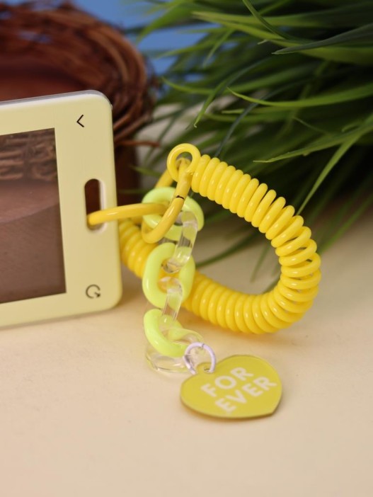 Футляр для карт с брелком &quot;Forever song&quot;, yellow 