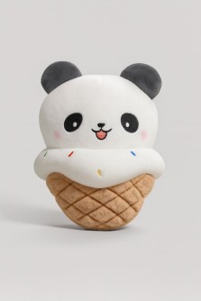 Мягкая игрушка "Panda ice cream", open mouth, 20 см